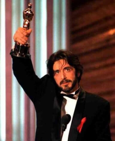 Rose Gerard Pacino son Al Pacino receiving Academy Award for the best actor in a leading role in 1993.